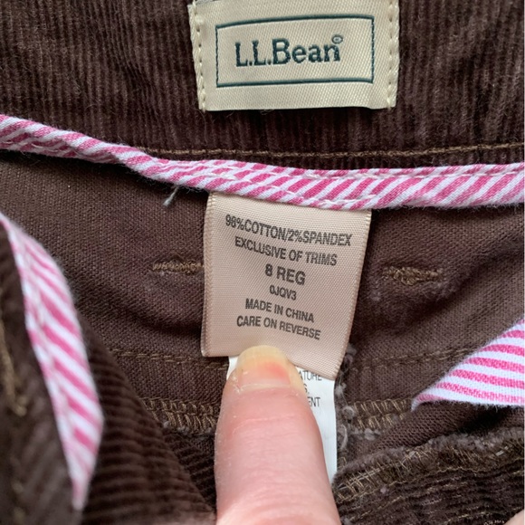LL Bean corduroy 5 pocket skirt - Picture 4 of 5